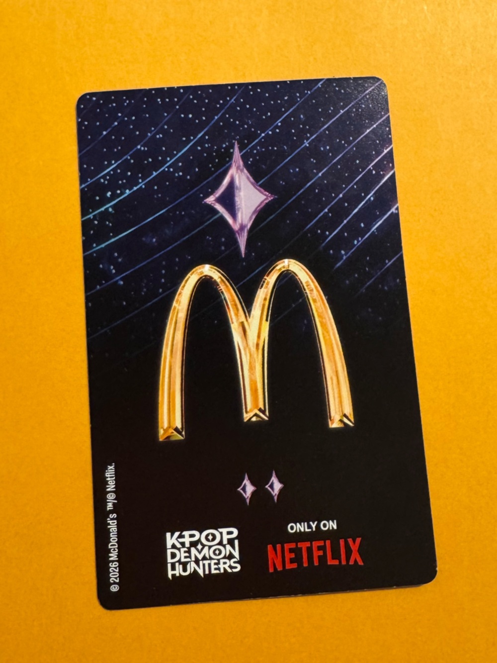 Semi RARE McDonald’s Demon Hunters card. - Picture 2 of 4